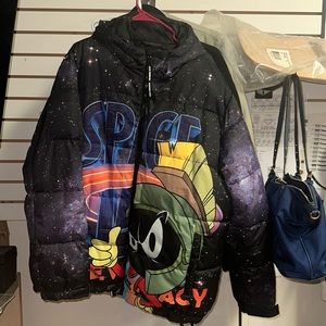 Space jam puff jacket